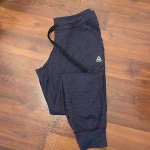 Reebok gray joggers with drawstring waist- size S